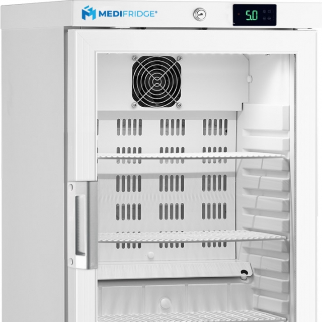 Medifridge medicatiekoelkasten (Medifridge MF60L-CD+DIN 2.0 klein model glazen deur)